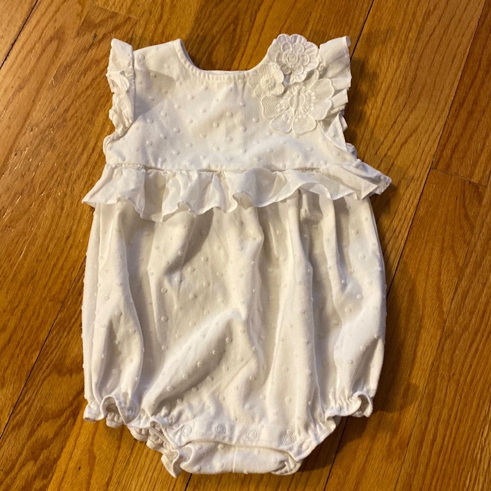 Janie and Jack 12-18M Girl White Dress